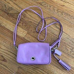 Coach light purple (lilac) small crossbody purse